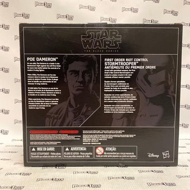 Hasbro Star Wars The Black Series Poe Dameron & First Order Riot Control Stormtrooper - Rogue Toys