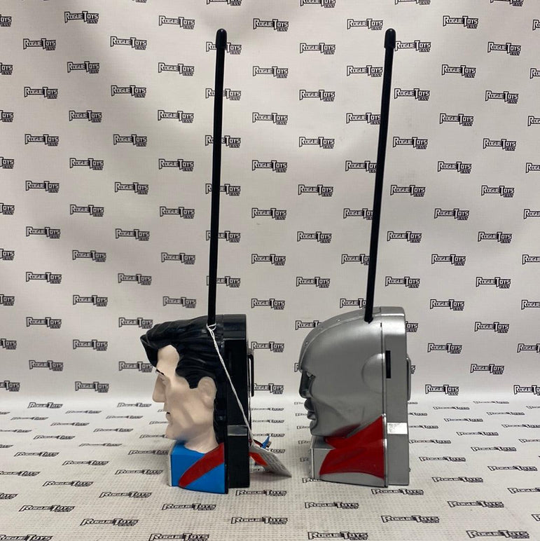 MGA 1996 Superman + Steel Handheld Walkie Talkies (Untested) - Rogue Toys
