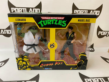 Playmates TMNT Cobra Kai crossover Leonardo vs. Miguel Diaz - Rogue Toys