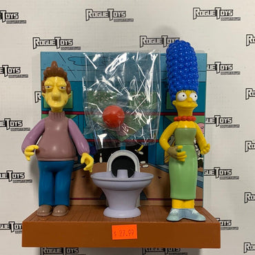 Playmates The Simpsons World of Springfield Bowling Marge and Jacques Playset - Rogue Toys