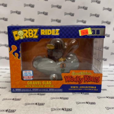 Funko Dorbz Ridez Hanna-Barbera Wacky Races Gravel Slag with Boulder Mobile (Funko 2017 New York Comic Con 2000 Pcs Limited Edition) - Rogue Toys