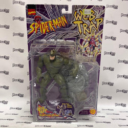 ToyBiz Marvel Comics Spider-Man Web Trap Rampaging Rhino with Web Foot Snare