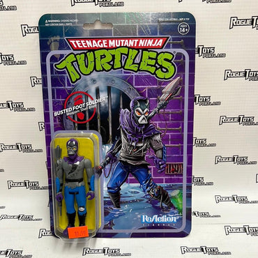 Super 7 ReAction Figures Teenage Mutant Ninja Turtles Busted Foot Soldier - Rogue Toys