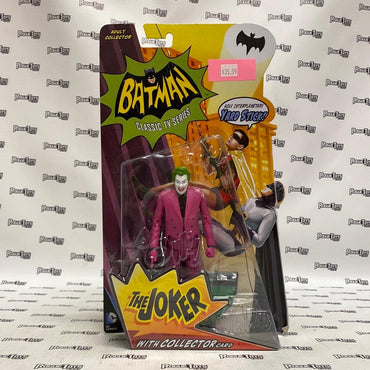 Mattel 2013 Batman Classic TV Series The Joker w/ Collector Card - Rogue Toys