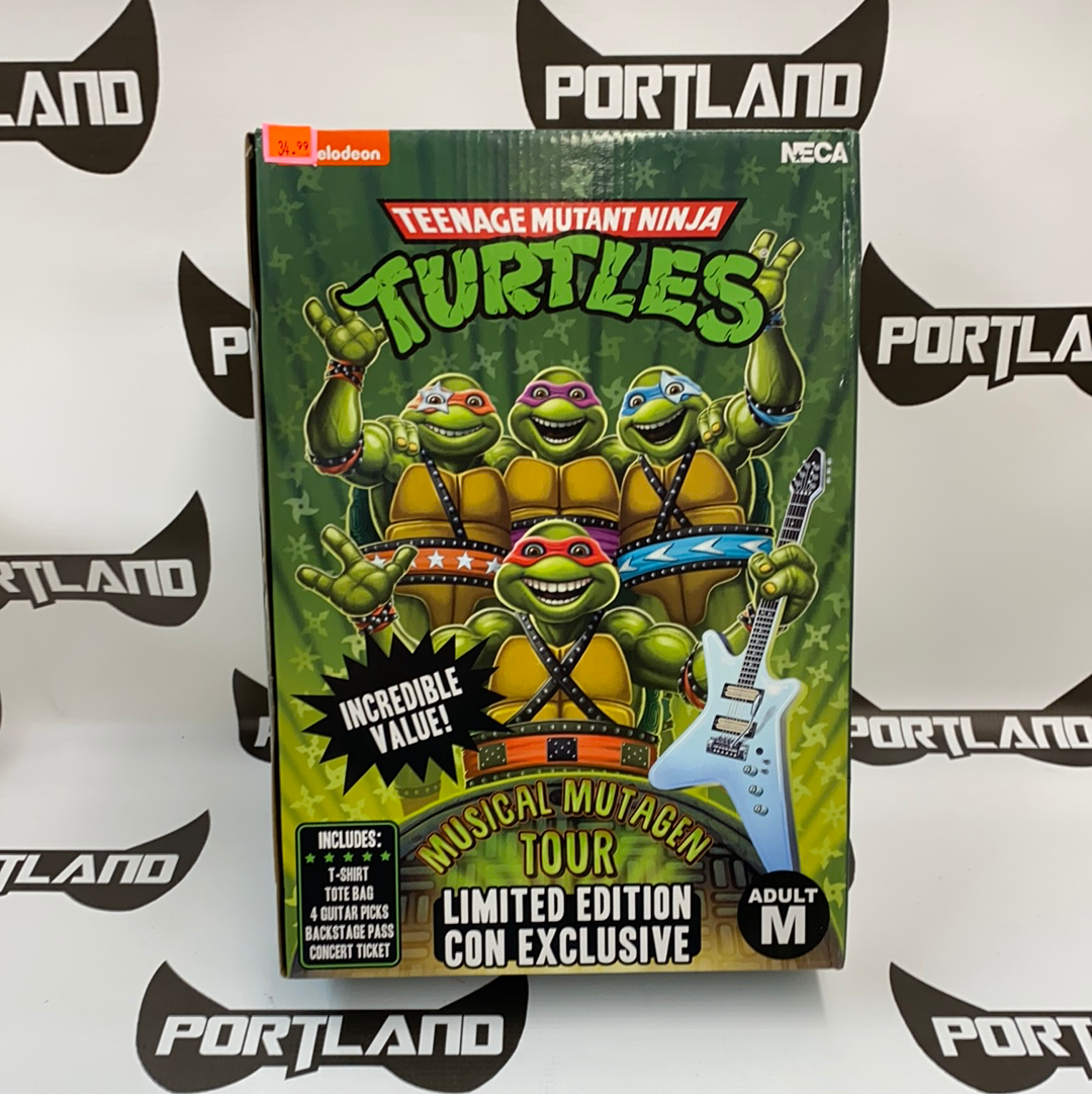 NECA outlet TMNT Musical Mutagen Tour 4 Pack