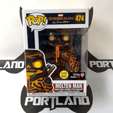 Funko POP! Spider-Man Far From Home Molten Man #474 GameStop Exclusive - Rogue Toys