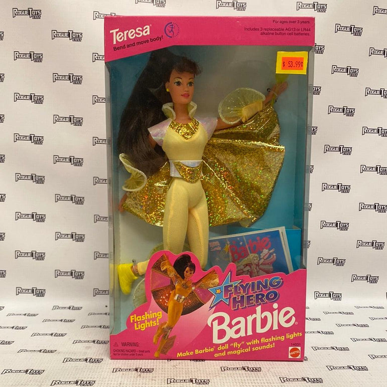Mattel 1995 barbie flying hero teresa