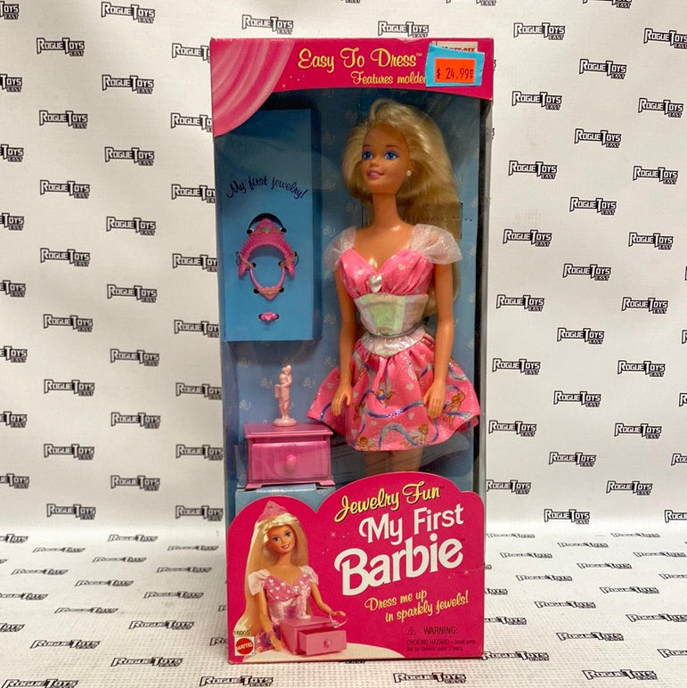 Mattel 1996 Barbie My First Barbie Jewelry Fun Doll - Rogue Toys