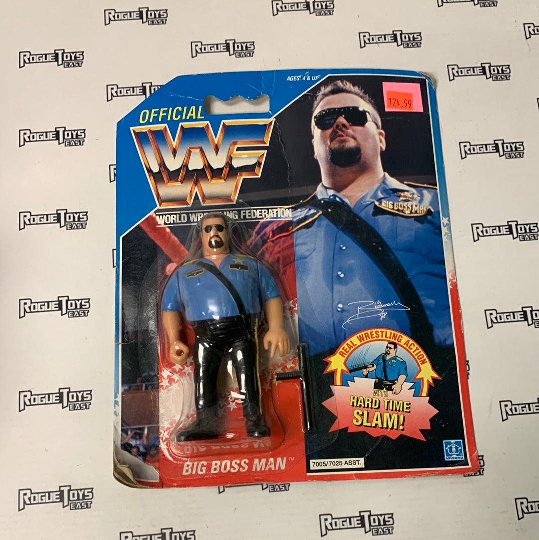 Hasbro 1990 Titan Sports WWF Big Boss Man with Hard Time Slam - Rogue Toys