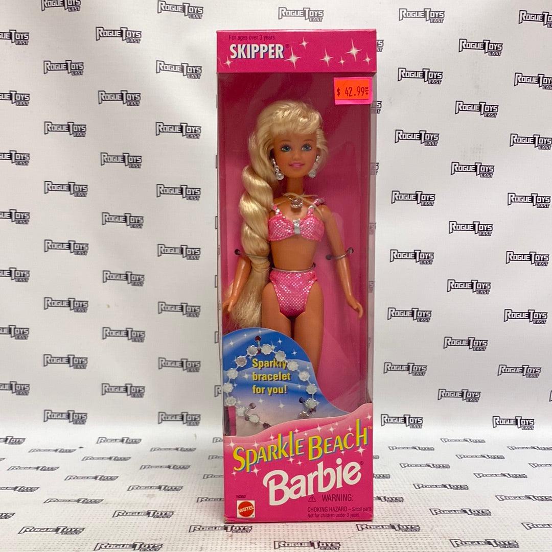 Mattel 1995 Barbie Sparkle Beach Skipper Doll - Rogue Toys