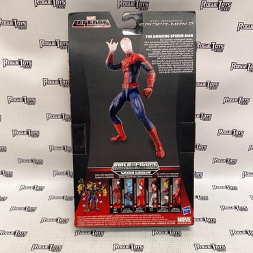 Hasbro Marvel Legends Infinite The Amazing Spider-Man 2 The Amazing Spider-Man (BuildAFigure Green Goblin) (Missing Only Tail of Fireball)