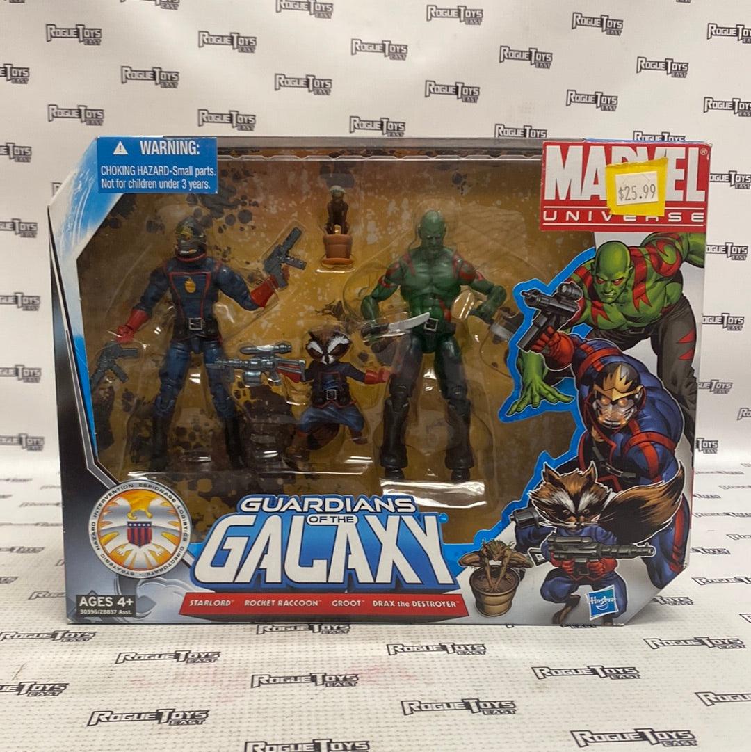 Hasbro Marvel Universe Guardians of the Galaxy Starlord, Rocket Raccoon, Groot, & Drax the Destroyer - Rogue Toys