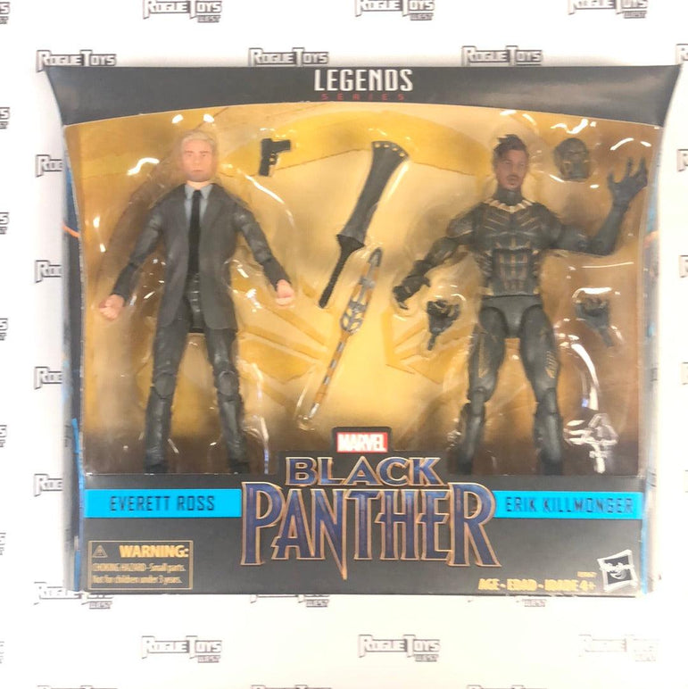 Hasbro Marvel Legends Black Panther Everett Ross and Erik Killmonger 2 Pack
