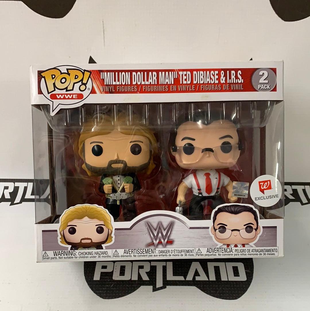 Funko POP! WWE “Million Dollar Man” Ted DiBiase & I.R.S. 2 Pack Walgreens Exclusive - Rogue Toys