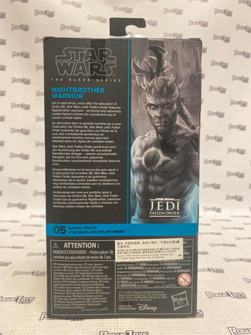 Hasbro Star Wars The Black Series Gaming Greats Star Wars Jedi: Fallen Order Nightbrother Warrior - Rogue Toys