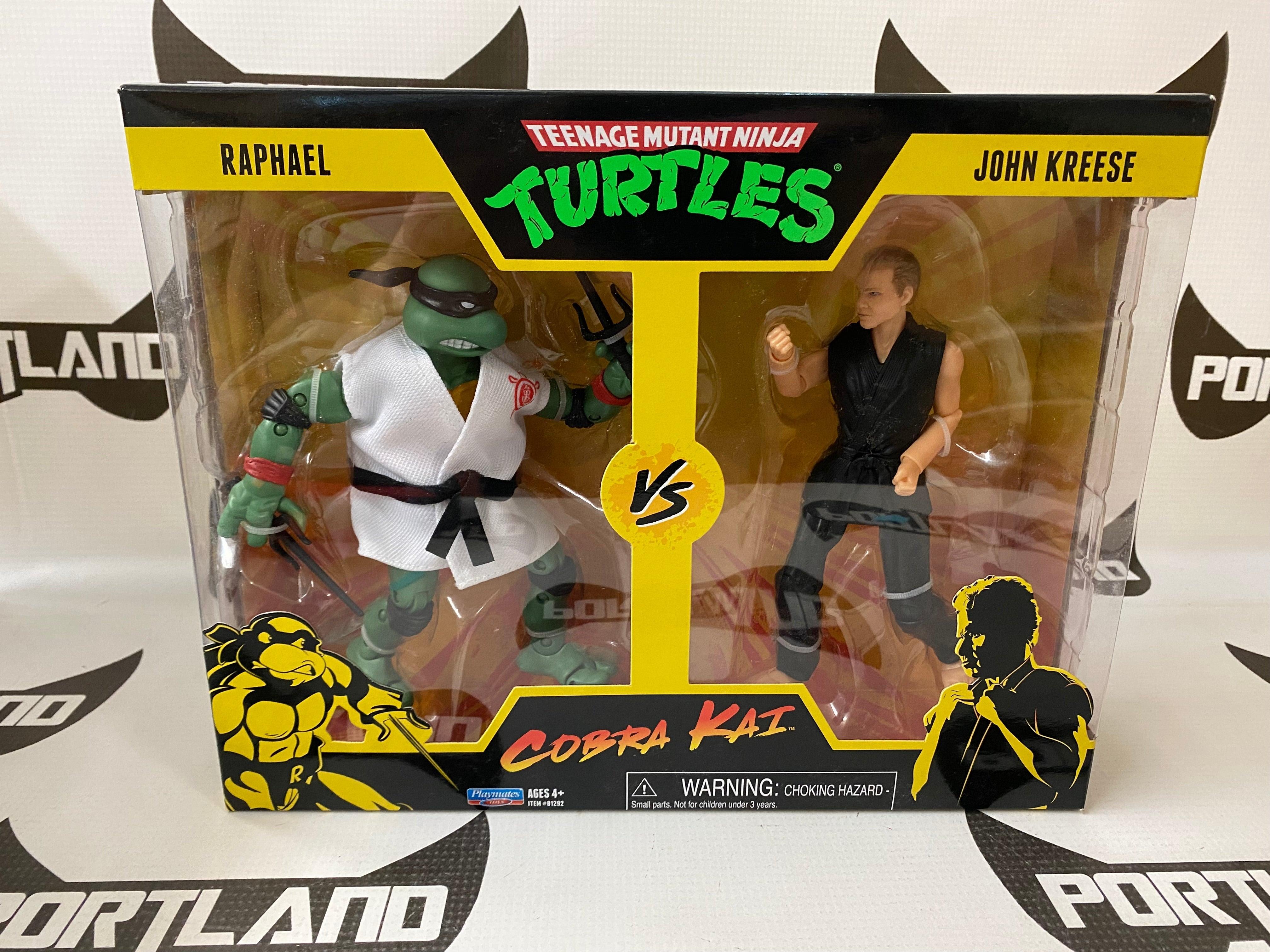 Playmates TMNT Cobra Kai crossover Raphael vs. John Kreese - Rogue Toys