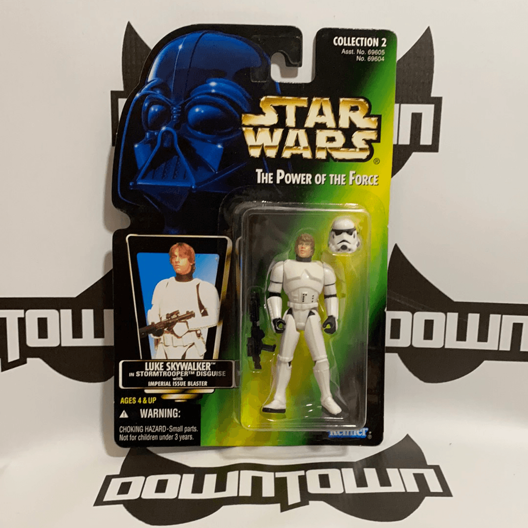 Kenner Star Wars Power of the Force Luke Skywalker in Stormtrooper Disguise - Rogue Toys