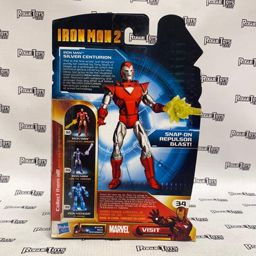 Hasbro Iron Man 2 Comic Series Silver Centurion - Rogue Toys