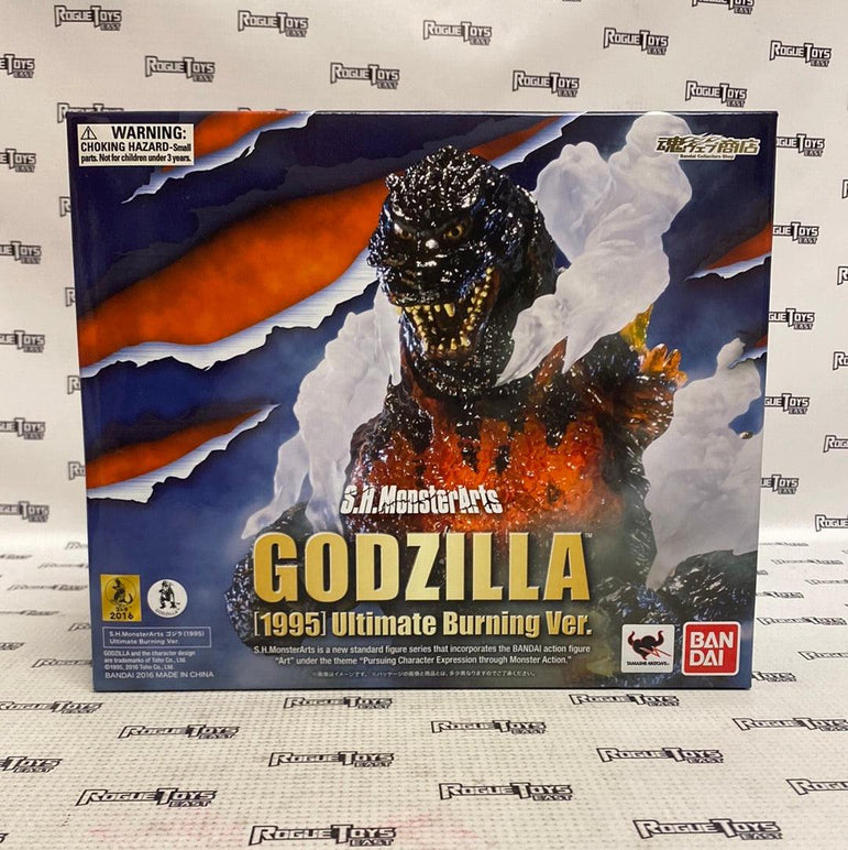 Bandai s.h.monsterarts godzilla (1995) ultimate burning ver.