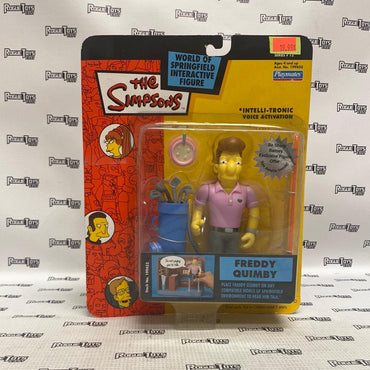 Playmates The Simpsons World of Springfield Interactive Figure Series 13 Fred Quimby - Rogue Toys
