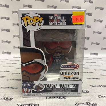 Funko POP! The Falcon and the Winter Soldier Captain America (Amazon Exclusive)