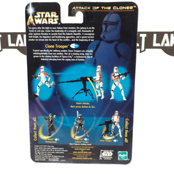 Hasbro Star Wars Attack of the Clones Clone Trooper with firing tripod cannon - Rogue Toys