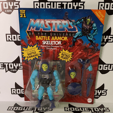 Mattel Masters Of The Universe Origins Battle Armor Skeletor Retro Action Figure - Rogue Toys