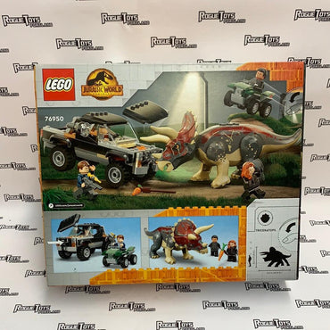 LEGO 76950 Jurassic World Dominion Triceratops Pickup Truck Ambush - Rogue Toys