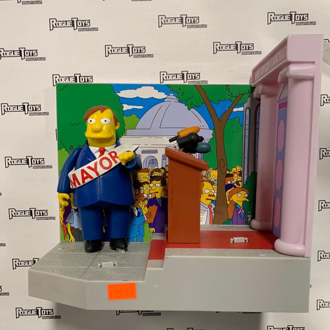 Playmates The Simpsons World of Springfield Mayor Quimby Playset - Rogue Toys