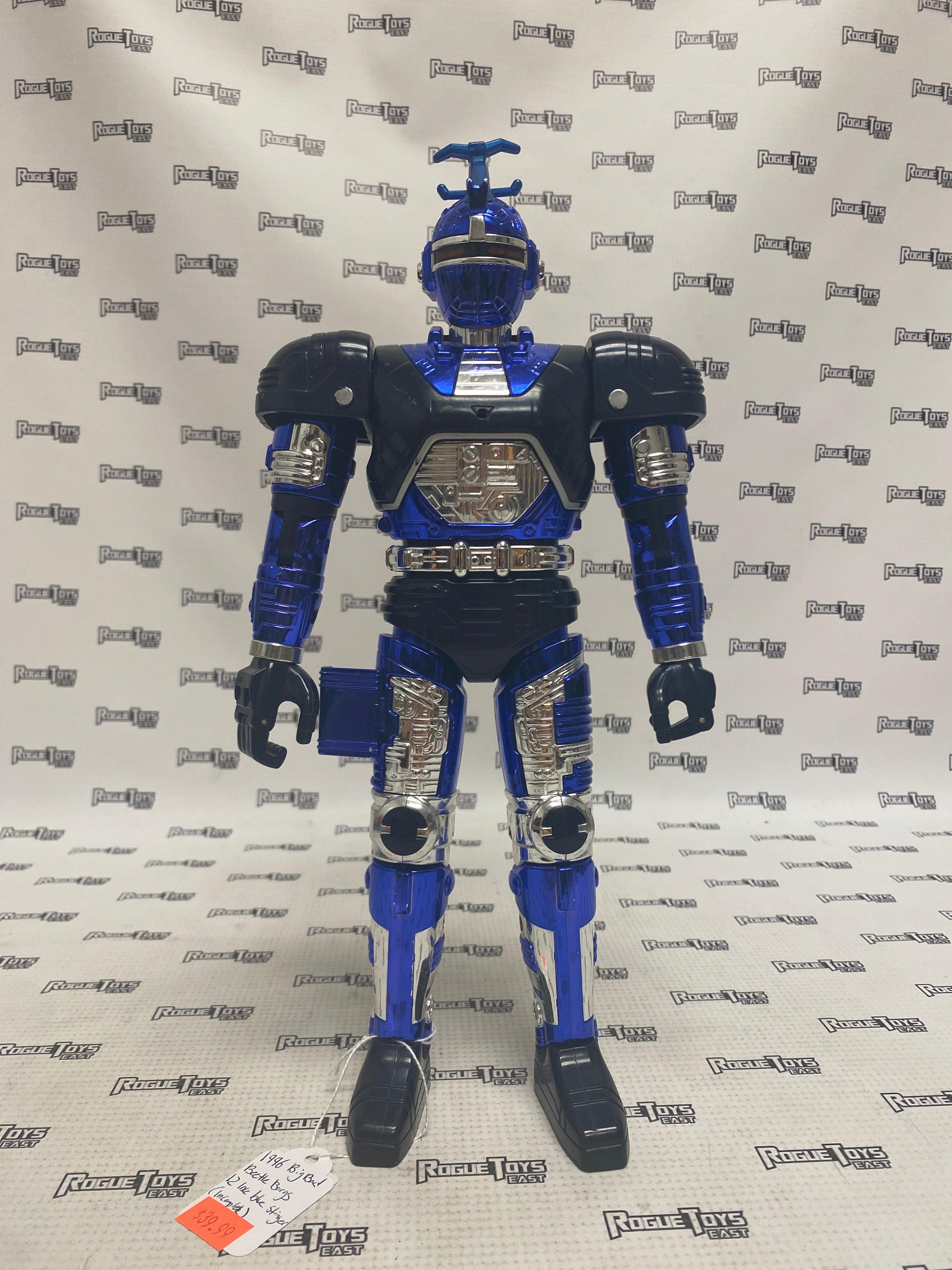 1996 Big Bad Beetleborgs 12 Inch Blue Stinger (Incomplete) - Rogue Toys