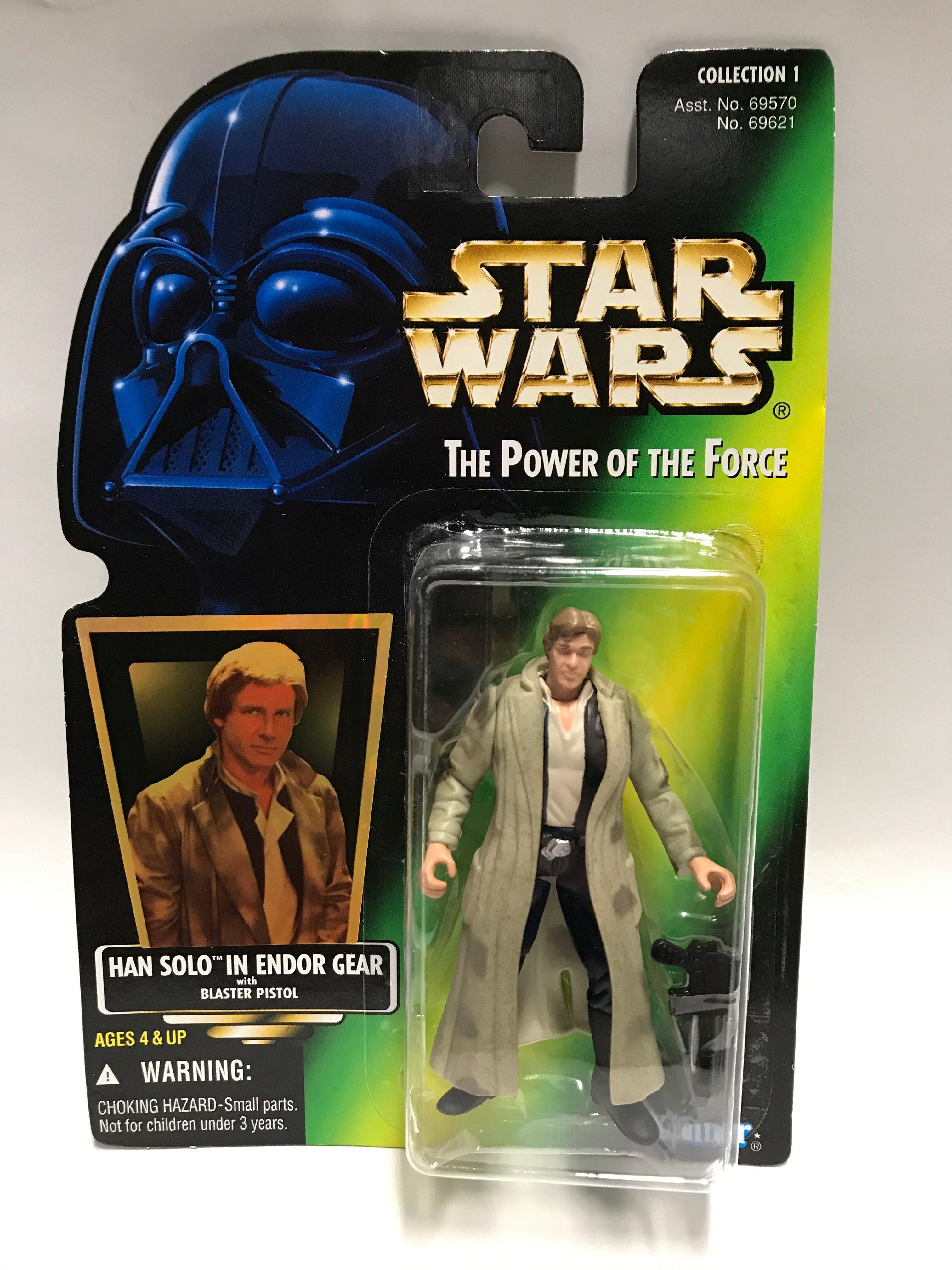 Kenner Star Wars Power of the Force Han Solo in Endor Gear - Rogue Toys
