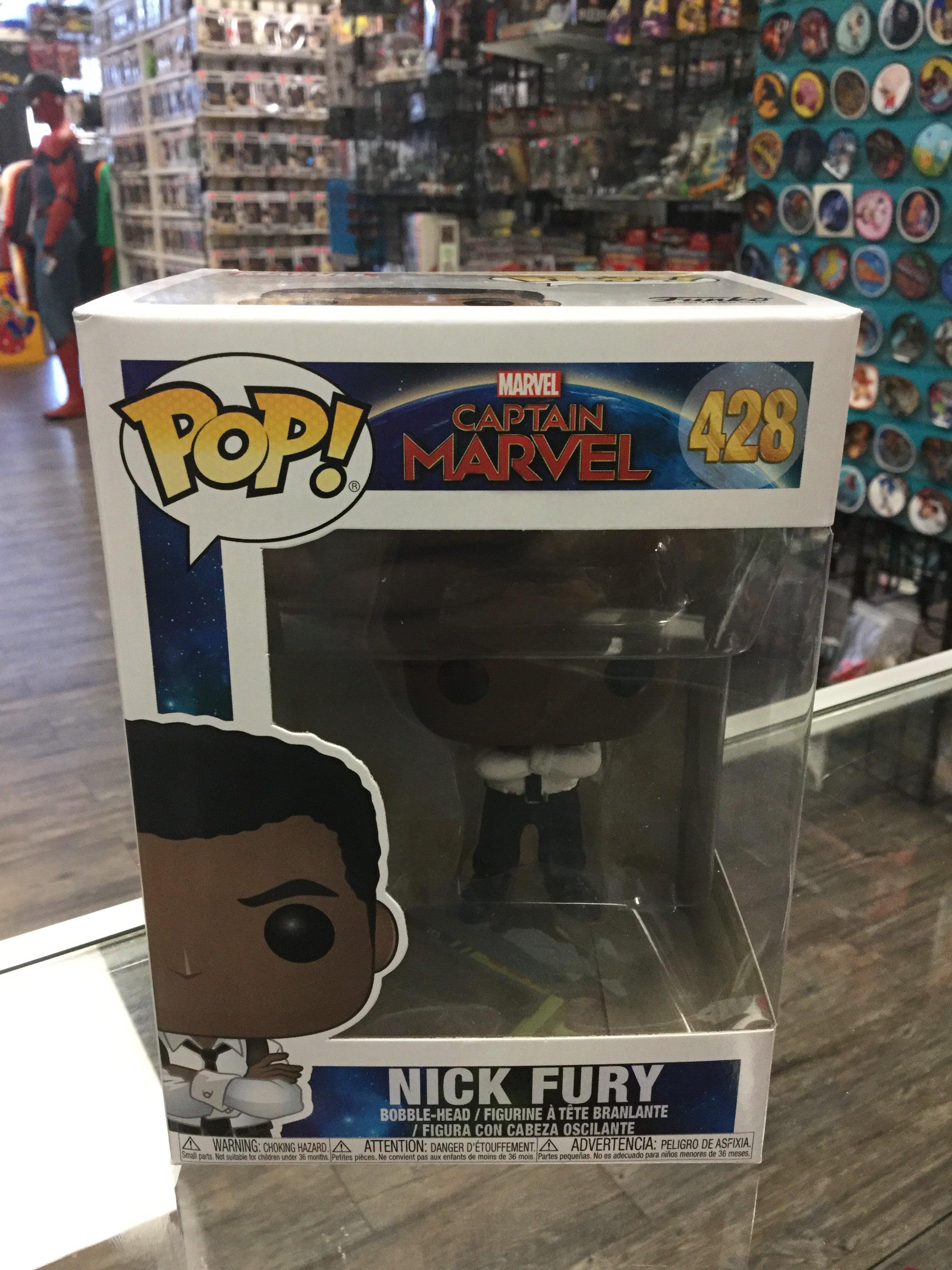Funko Pop Marvel Captain Marvel Nick Fury #428 - Rogue Toys