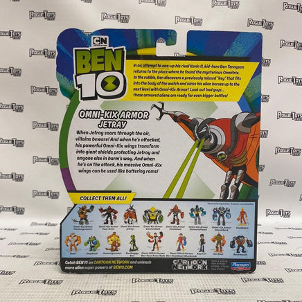 Playmates Ben 10 Omni-Kix Armor Jetray - Rogue Toys