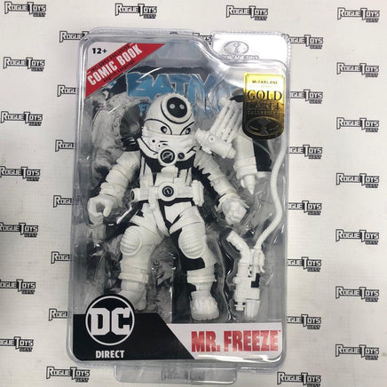 McFarlane DC Direct Page Punchers Gold Label Mr. Freeze Line Art Variant SDCC 2023 - Rogue Toys