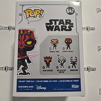 Funko POP STAR WARS 647- DARTH MAUL (autographed with JSA COA)