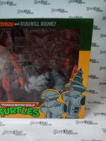 Neca Teenage Mutant Ninja Turtles Cartoon Triceraton Infantryman & Roadkill Rodney