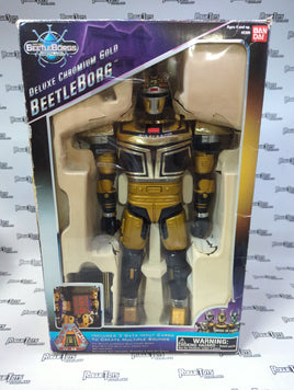 Bandai Beetleborgs Metallix Deluxe Chromium Gold Bettleborg