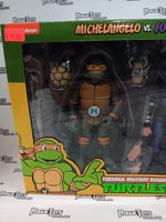 Neca Teenage Mutant Ninja Turtles Cartoon Michelangelo vs Foot Soldier