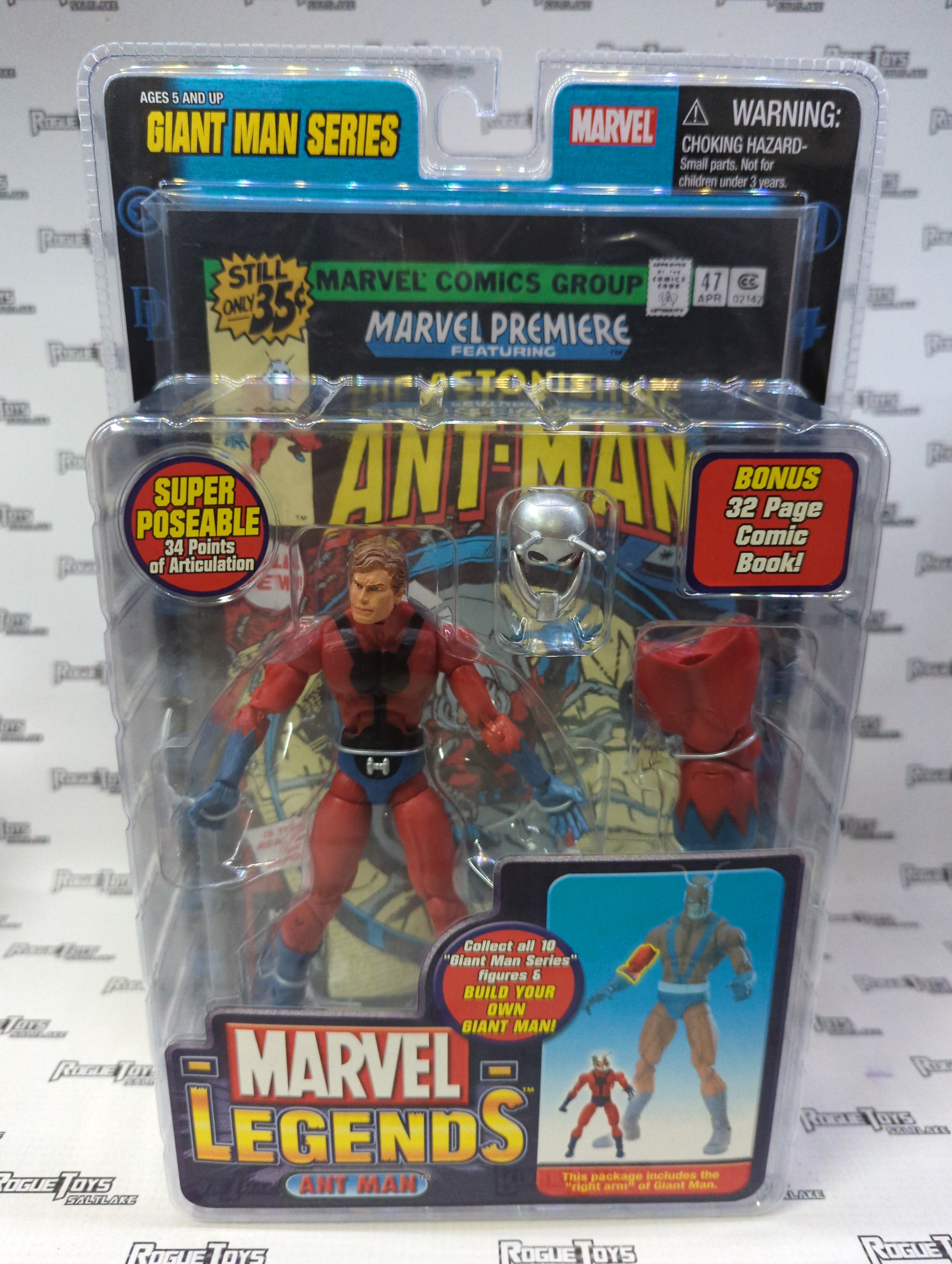 TOYBIZ GIANT MAN ANT MAN 廃盤 Toybiz Marvel Legends Ant Man (Giant Man Series)| Rogue Toys