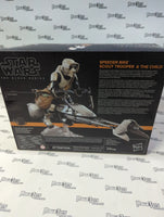 Hasbro Star Wars The Black Series Speeder Bike Scout Trooper & The Child