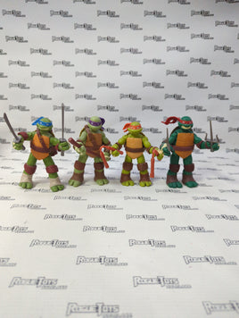 Playmates Teenage Mutant Ninja Turtles 20012 Set of 4 Figures (Leonardo, Donatello, Michelangelo, Raphael)