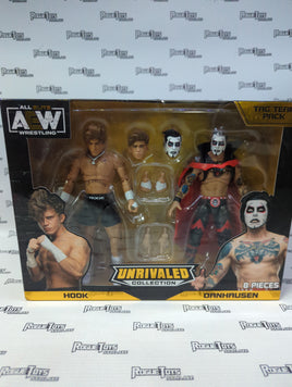 Jazwares AEW Unrivaled Collection Hook & Danhausen Tag Team Pack