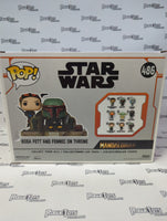 Funko POP! Television Moments Star Wars Boba Fett and Fennec on Throne 486