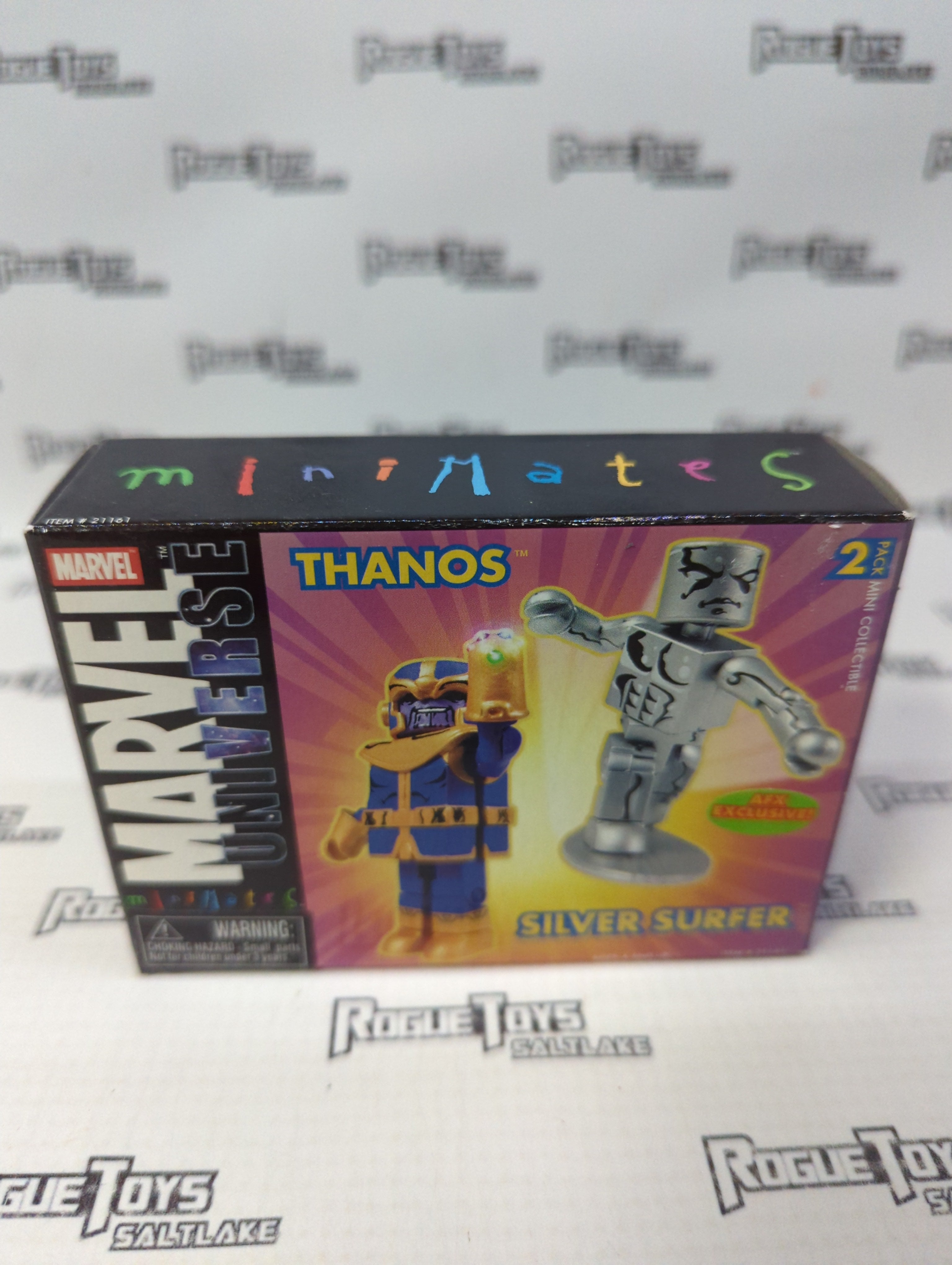 Diamond Select Marvel Universe Minimates Thanos Silver Surfer