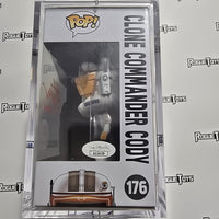 Funko POP STAR WARS 176- Clone Commander Cody (autographed with JSA COA)