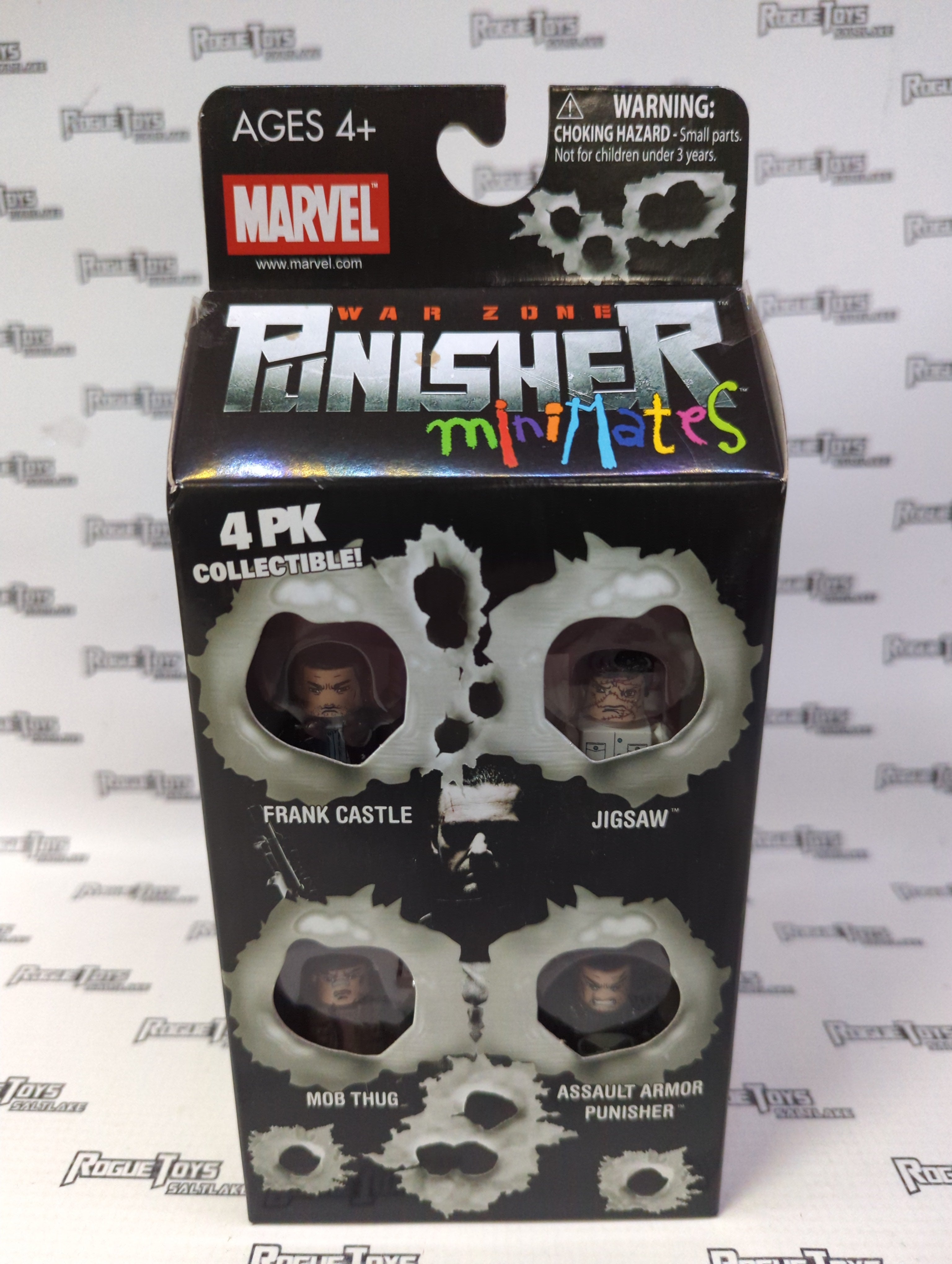 Diamond Select Marvel Minimates Punisher War Zone Four Pack| Rogue