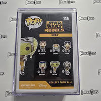 Funko POP STAR WARS Rebels 136- Hera (autographed with JSA COA)