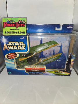 Hasbro Star Wars Attack of the Clones- Sam Wesell speeder