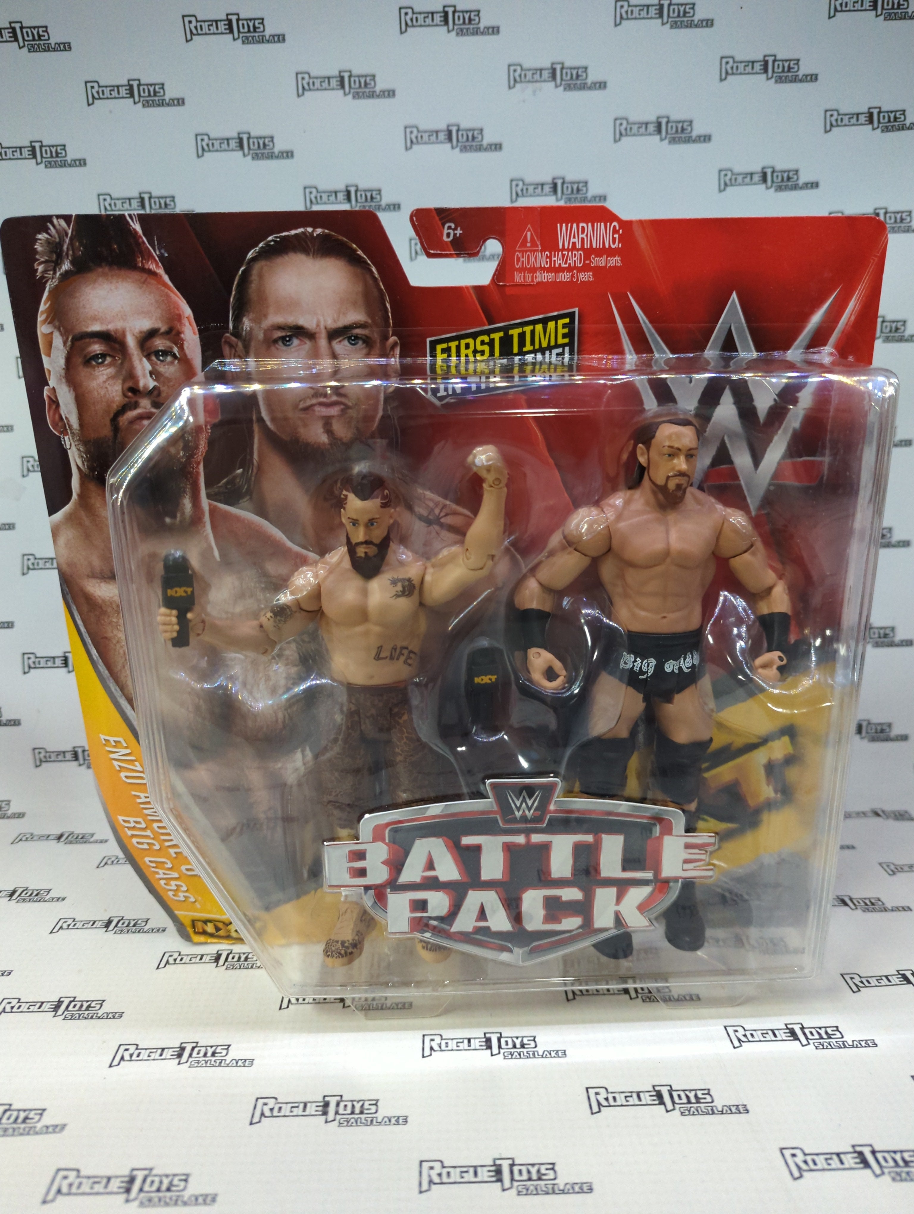 Mattel WWE Battle Pack Enzo Amore & Big Cass| Rogue Toys