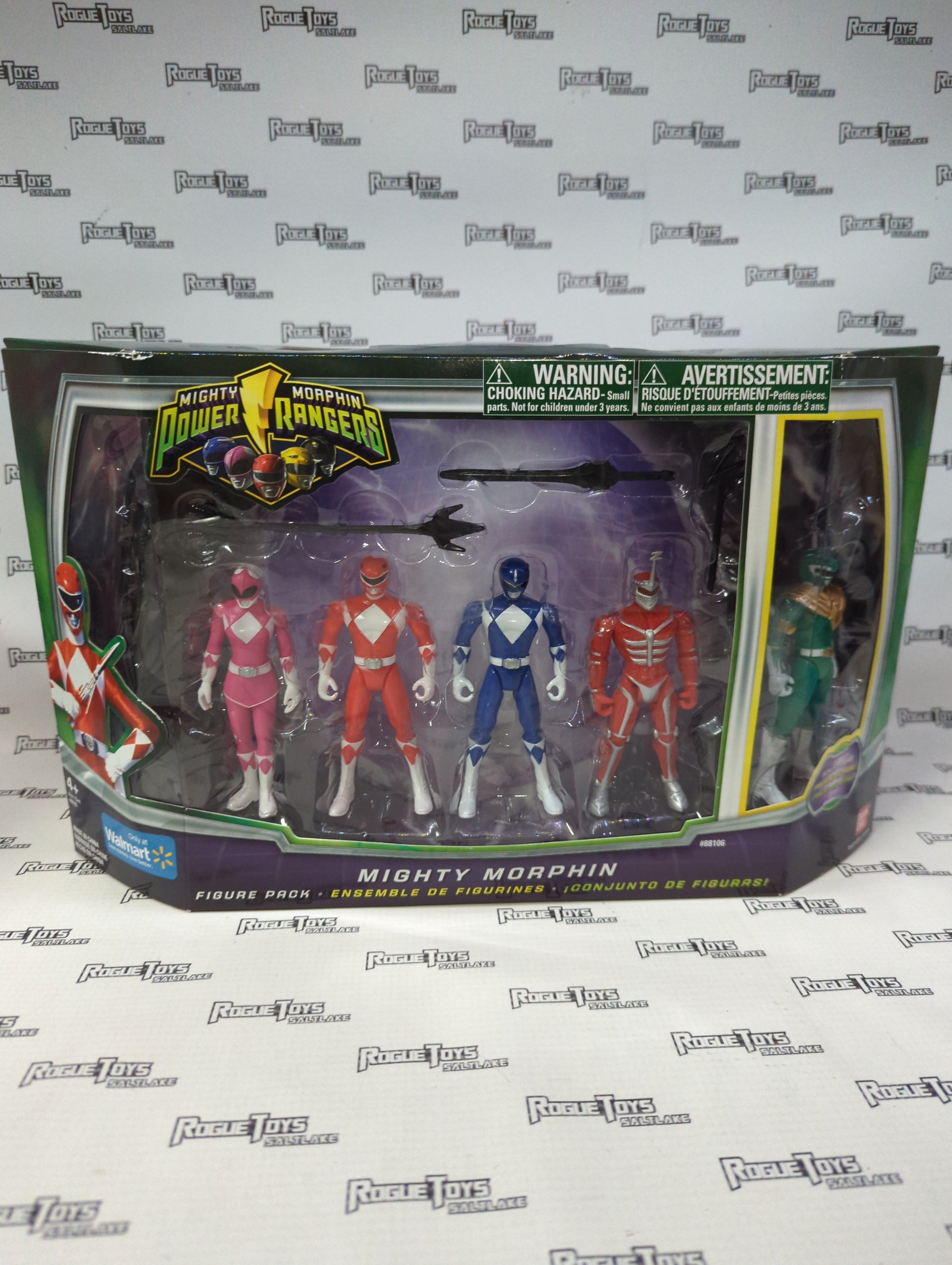 Bandai Mighty Morphin Power Rangers Walmart Exclusive Mighty
